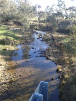 Photo looking downstream