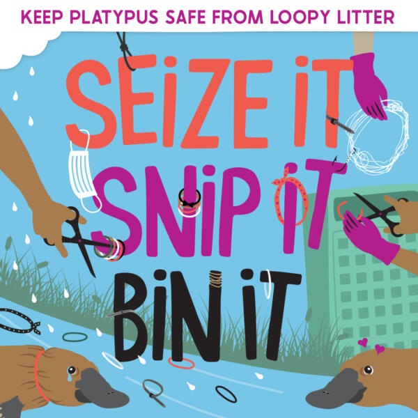Melbourne Water Seize It Snip It Bin It Artworks